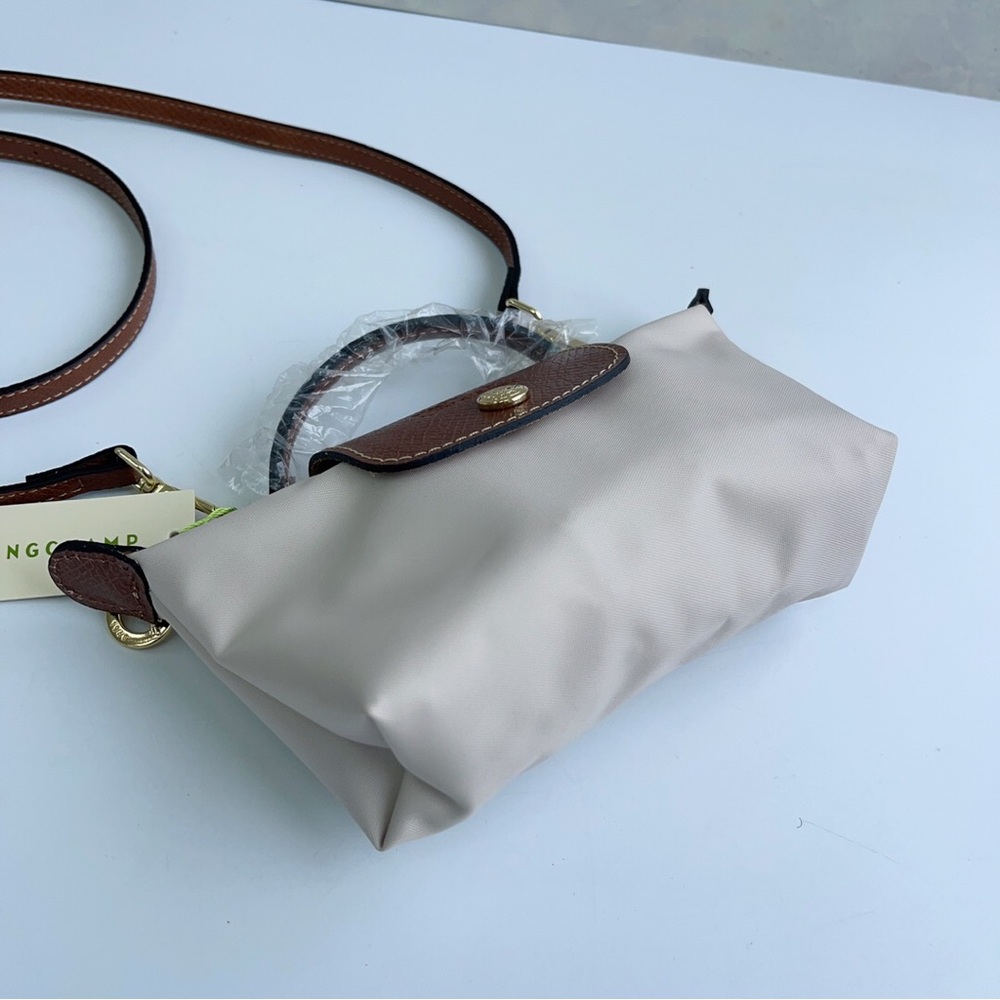 🌿 Longchamp Cream Mini Crossbody Bag - Picture 5 of 8